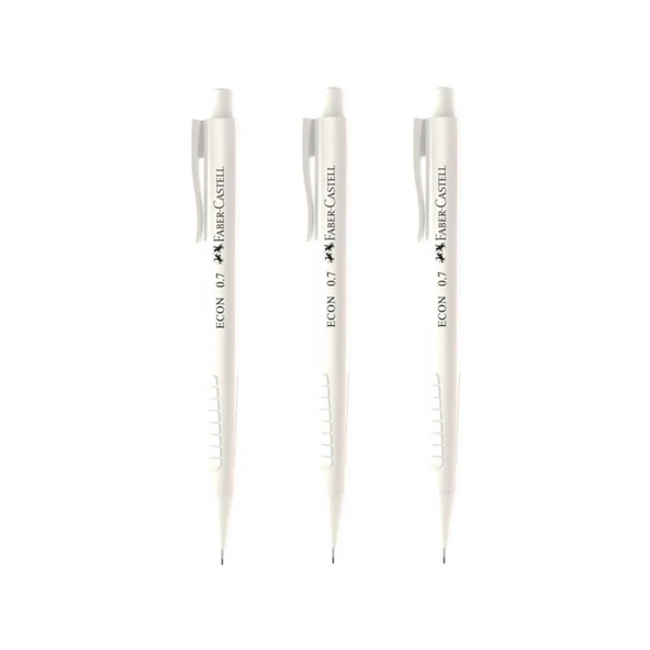 Faber Castell Econ Urban Versatil Kalem  0.7 / BEYAZ - 3 ADET ürün görseli 1