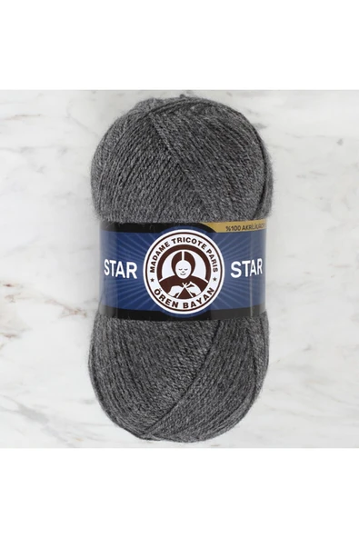 Örenbayan Star Koyu Gri El Örgü Ipi - 009 ürün görseli 1