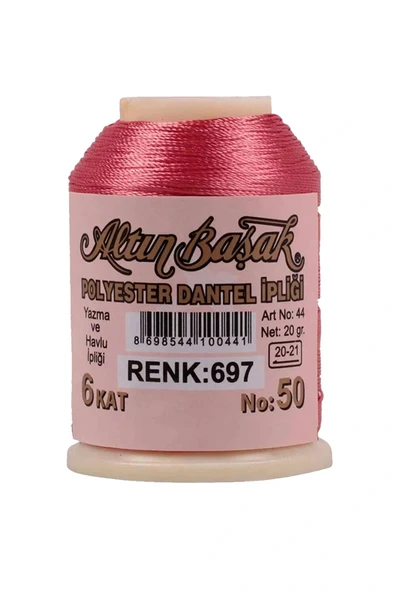 LitaeTrend 3 Adet Altınbaşak Oya ve Dantel İpi 20 gr - Royaleks - No: 697 - Resim 3