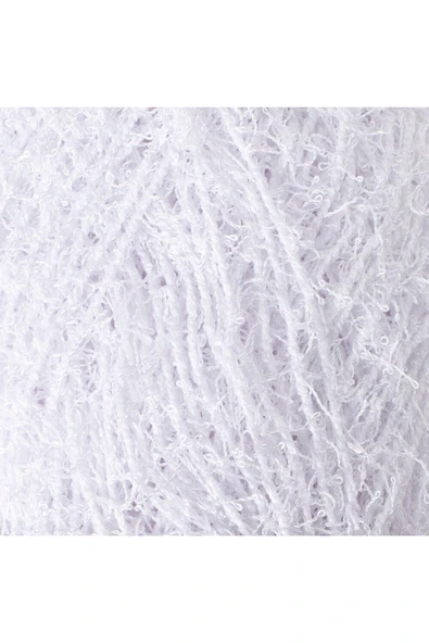 Loren Wash Optik Beyaz El Örgü İpi - R001 - 34262 - Resim 2