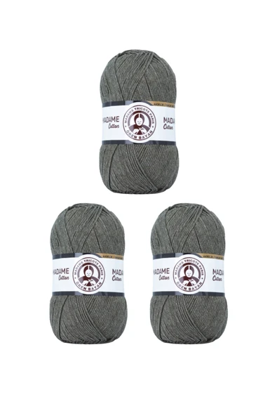 El-örgü Ipliği Madame Cotton |055| 100 Gr| 3lü Set ürün görseli 1