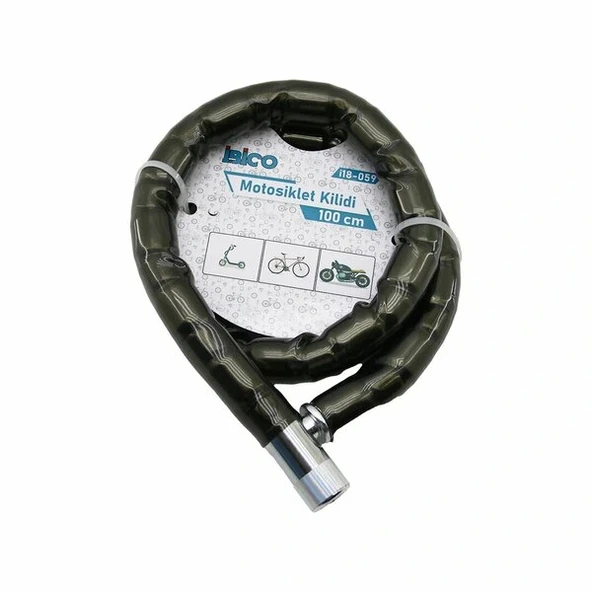 Motor Bisiklet Kilidi 22 mm x 100 cm - Resim 2