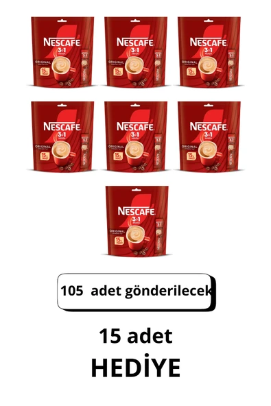 Nescafe 3'ü 1 Arada Orijinal 90 Adet ürün görseli 1