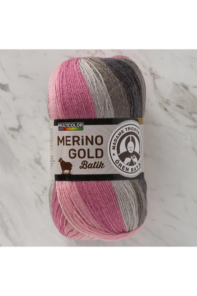 Merino Gold Batik Ebruli El Örgü İpliği 838 ürün görseli 1