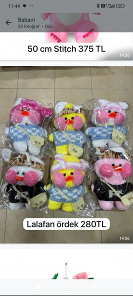 Sevimli Lalafanfan Ördek Kızınızın Sevimli Yumuşacık Ve Neşeli Oyuncağı ürün görseli 1