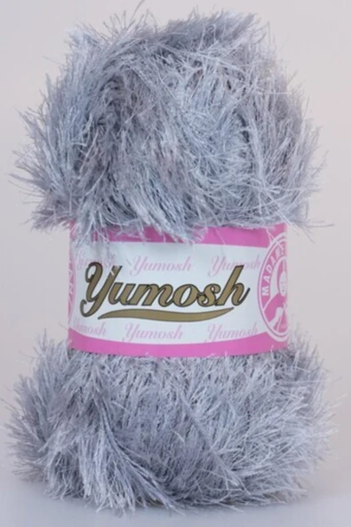 Yumosh Tüylü Örgü Ipi |100gr |966-gri| ürün görseli 1