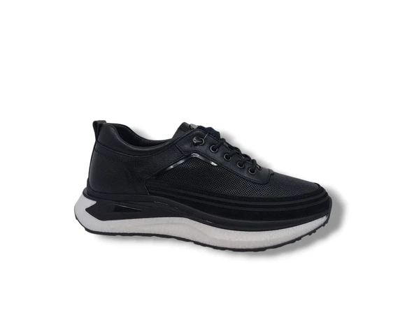 Free Balance 2005 Erkek Siyah Hakiki Deri Kalın Taban Şık Casual Ayakkabı ürün görseli 1