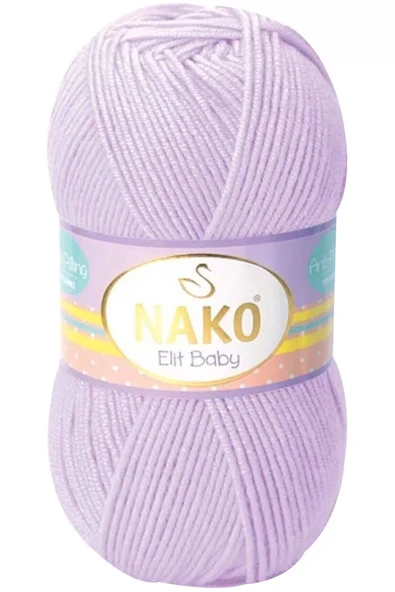 LitaeTrend 1 Adet Elite Baby El Örgü İpi Tüylenmeyen Bebek Yünü Mine Çiçeği 5090 ürün görseli 1