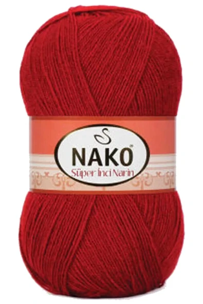 LitaeTrend 1 Adet Süper İnci El Örgü İpi 100 gr Koyu Kırmızı 1175 ürün görseli 1