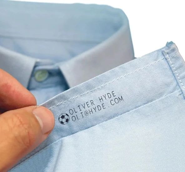 Mine Kişiselleştirilebilir Tekstil Damga Seti - Resim 4