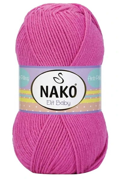 LitaeTrend 1 Adet Elite Baby El Örgü İpi Tüylenmeyen Bebek Yünü Çöl Gülü 5278 ürün görseli 1