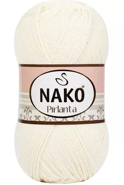 LitaeTrend 1 Adet Pırlanta Amigurumi El Örgü İpi Yünü Ekru 300 ürün görseli 1