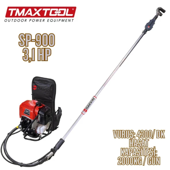 TeammaxTool Dakkın Sp-900 Sarsıcı Tip Zeytin Hasat Makinesi 63cc 3,1hp Sırt Tırpan Dahil ürün görseli 1