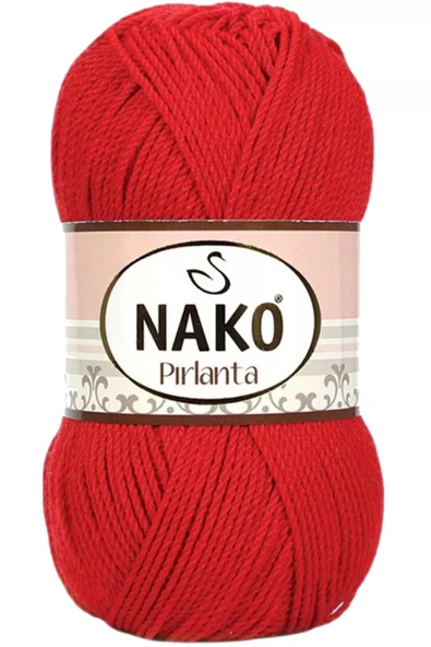 LitaeTrend 1 Adet Pırlanta Amigurumi El Örgü İpi Yünü Gelincik Kırmızı 6741 ürün görseli 1