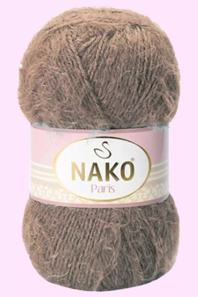 LitaeTrend 1 Adet Paris El Örgü ipi Yünü Boz Kahve 3890 ürün görseli 1