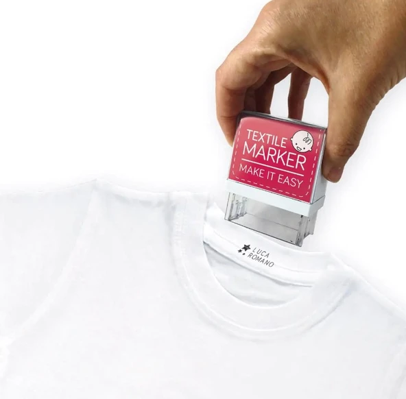 Mine Kişiselleştirilebilir Tekstil Damga Seti - Resim 3