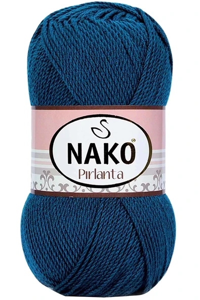 LitaeTrend 1 Adet Pırlanta Amigurumi El Örgü İpi Yünü Petrol Mavi 10328 ürün görseli 1