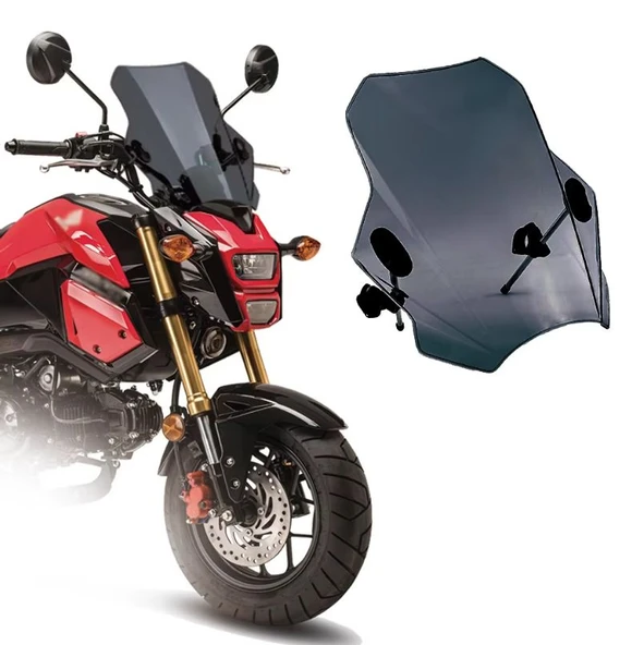 Üniversal Motosiklet Ön Cam Rüzgar Deflektörü ürün görseli 1