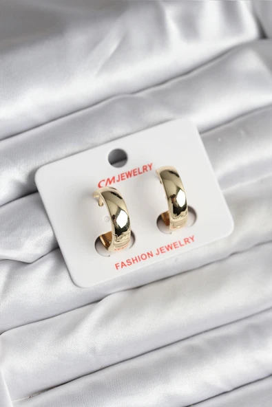 14K Gold Renk Kaplama Halka CM Kadın Küpe - TJ-BKP11430 ürün görseli 1