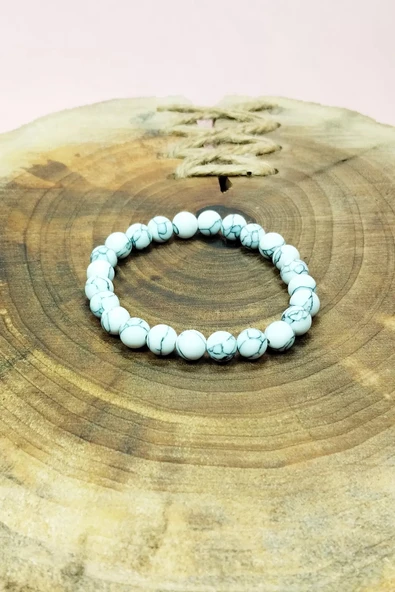 LitaeTrend Havlit Doğal Taş Bileklik Kutulu - Resim 3