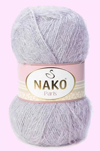 LitaeTrend 1 Adet Paris El Örgü ipi Yünü Pembeli Gri 3079 ürün görseli 1