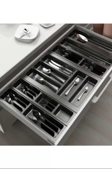 LitaeTrend Eco Lüx Modül Kaşıklık Antrasit 55x49 Cm Royaleks-ACERO-20354 ürün görseli 1