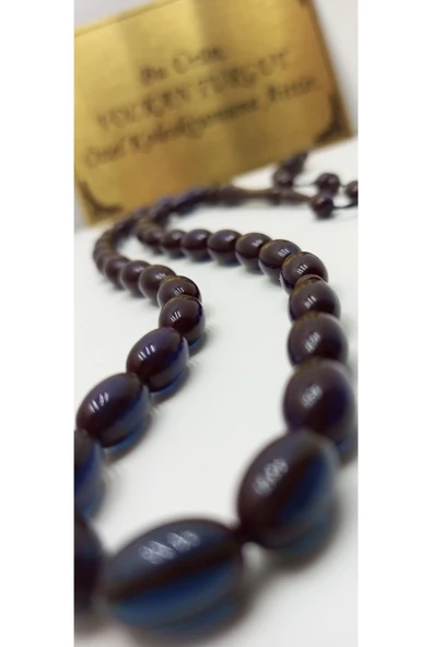 Feroniagold mavi ateş kehribar çift renk özellikli USTA İMZALI (ENES ABDO) ürün görseli 1