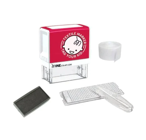 Mine Kişiselleştirilebilir Tekstil Damga Seti - Resim 2