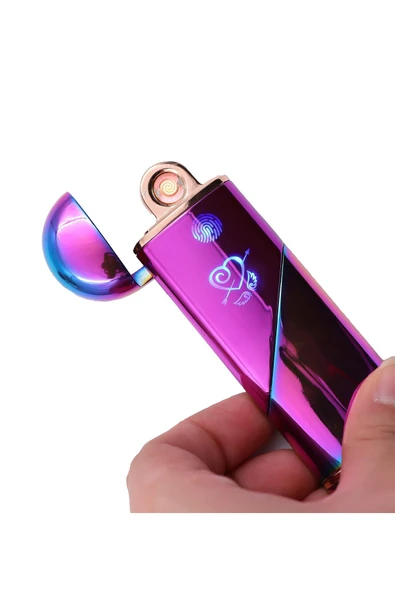 Feroniagold ışıklı hologram kalp çakmak - Resim 4