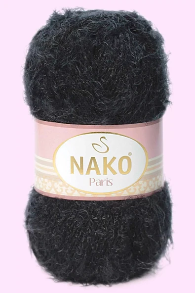 LitaeTrend 1 Adet Paris El Örgü ipi Yünü Siyah 217 ürün görseli 1