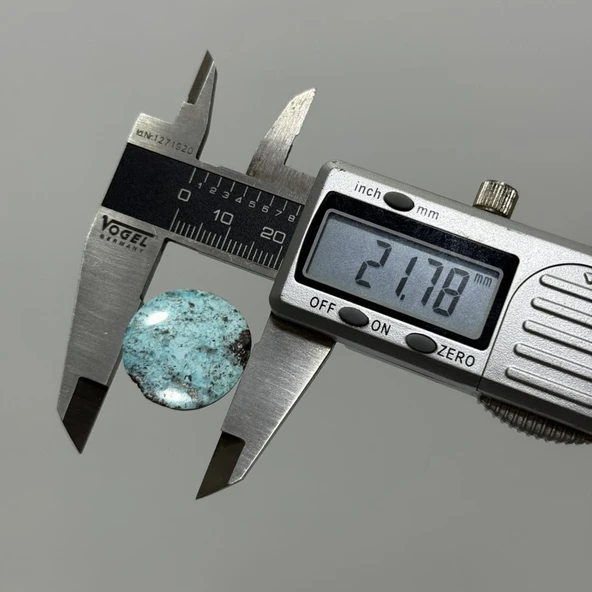 Doğal İran Nişabur Firuze (Turkuaz) Taşı 25 Karat - 5,01 Gram - Resim 3