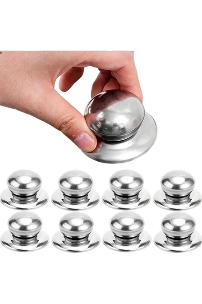 Ermiya 8 Ad Lüks Tencere Tava Sahan İçin Tepe Kulp Pul+Vida Küflenmeyen ürün görseli 1