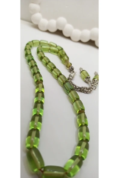 Feroniagold ATEŞ KEHRİBAR GÜMÜŞ KAPLAMA PÜSKÜL SU YEŞİLİ ürün görseli 1