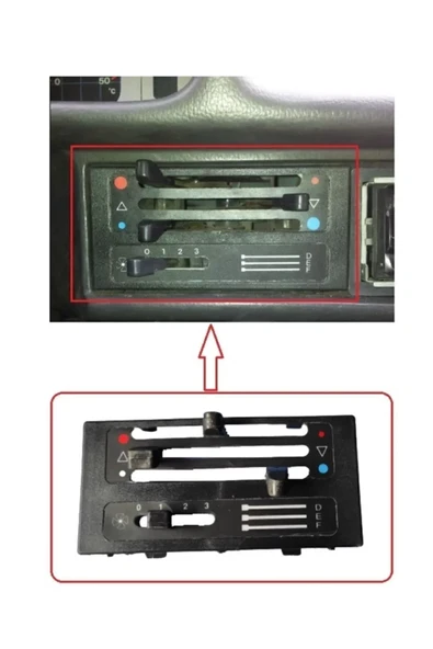 Tofaş Doğan Şahin Kartal Kalorifer Kumanda Paneli Düğmeli Takım ürün görseli 1