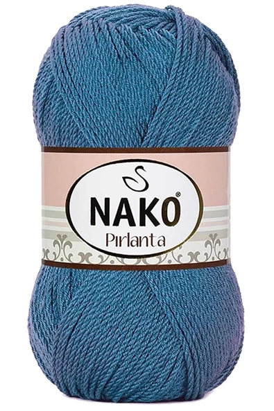 LitaeTrend 1 Adet Pırlanta Amigurumi El Örgü İpi Yünü Turkuaz 3409 ürün görseli 1