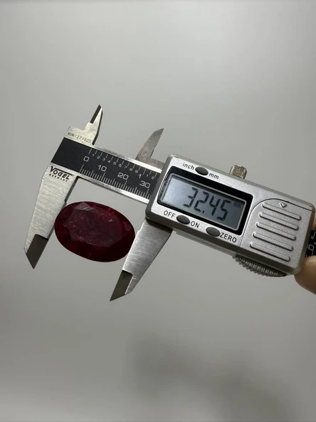 Faset Kesim Doğal Yakut Taşı 76,5 Karat ( Ruby , Rubin Stone) - Resim 6