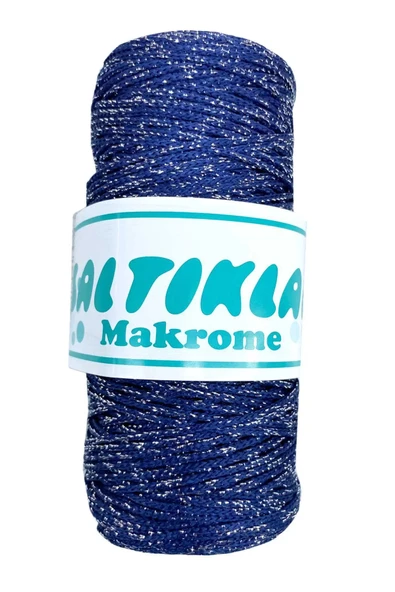 LitaeTrend 1 Adet Polyester Simli Makrome İpi SG-370 ürün görseli 1