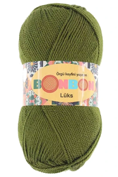 LitaeTrend 1 Adet Lüks Patik İpi Yünü Haki 98686 ürün görseli 1