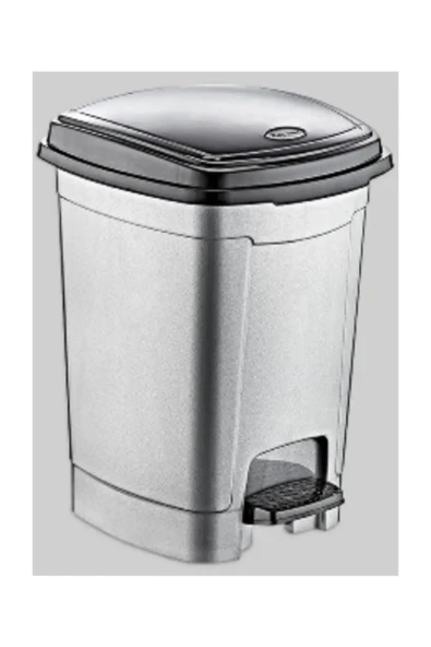 LitaeTrend Pedallı Basmalı Çıkarılabilir Iç Kovalı Çöp Kutusu Kovası / 5 No / 52 Lt. / 57x40x40 Cm. Royaleks-E256 ürün görseli 1