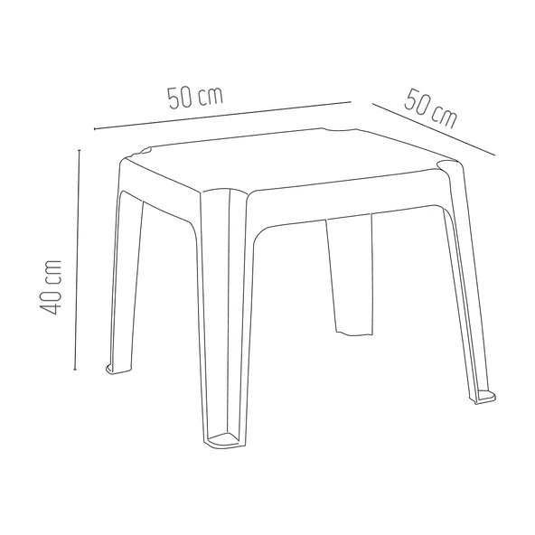 Holiday Şezlong Sehpası 2'li Set - Resim 2
