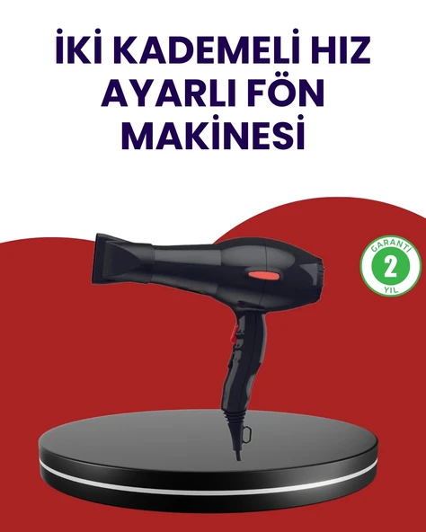 CEYLAN ADAM Profesyonel 2200W Saç Kurutma Makinesi Yüksek Performans ürün görseli 1