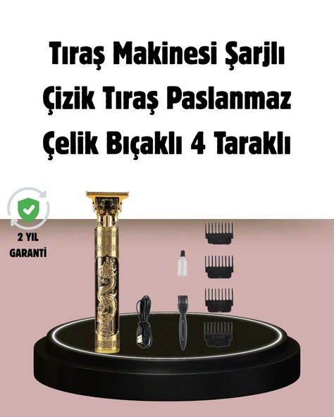 CEYLAN ADAM Şarjlı Titanyum Bıçaklı Saç Kesme Makinesi ürün görseli 1
