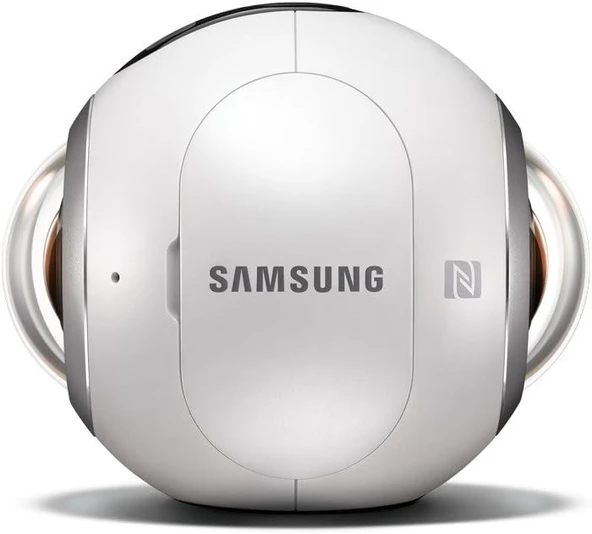 Samsung Gear 360 Gerçek 360  Yüksek Çözünürlüklü VR Kamera - Resim 4