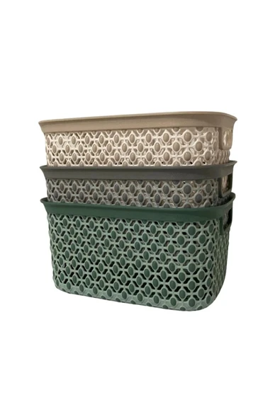 LitaeTrend Renkli Düzenleyici Sepet 3 Litre 1 Adet Royaleks-G471 ürün görseli 1