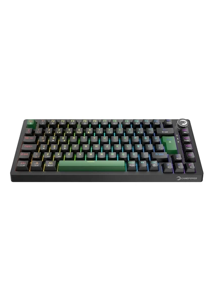 Gamepower Tirus HE80 8K RGB TKL Magnetic Switch Kablolu Oyuncu Klavyesi - Resim 2
