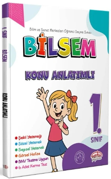 1. Sınıf Bilsem Konu Anlatımlı Editör Yayınları ürün görseli 1