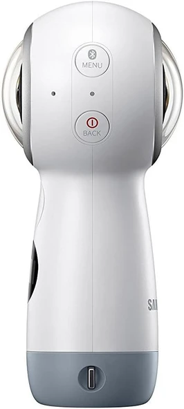 Samsung Gear 360 SM-R210 (2017 Sürümü) Küresel Kamera 360 Derece 4K Kamera (Uluslararası Sürüm) - Resim 4
