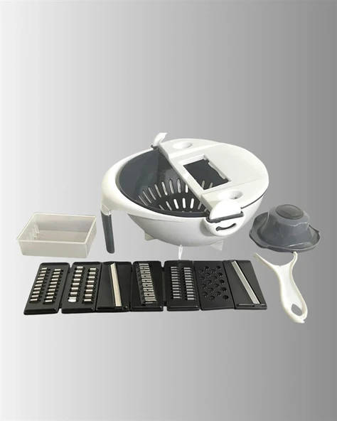 CEYLAN ADAM Dilimleyici ve Rende Bıçaklı Çok Amaçlı Mutfak Aleti - Resim 2