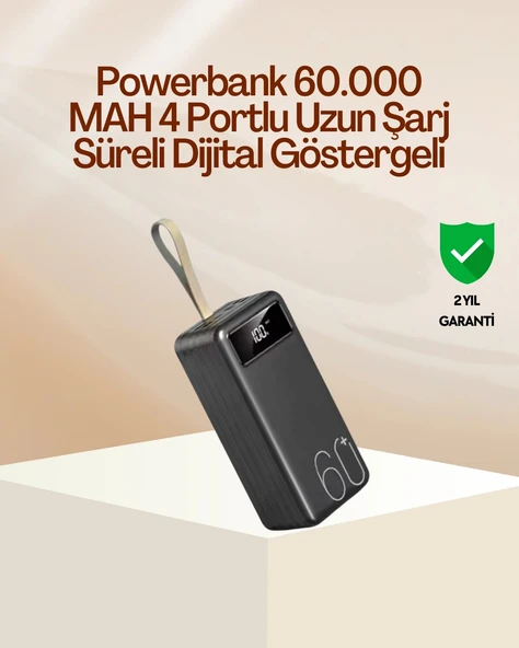 CEYLAN ADAM Tüm Cihazlara Uyumlu Çoklu Çıkışlı Powerbank ürün görseli 1