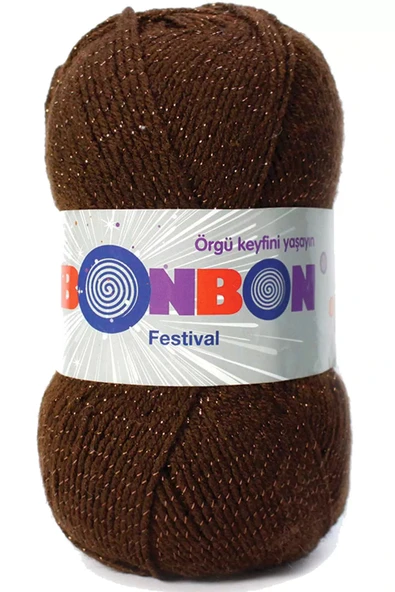 LitaeTrend 1 Adet Festival Simli Örgü İpi Yünü Renk No:219 ürün görseli 1